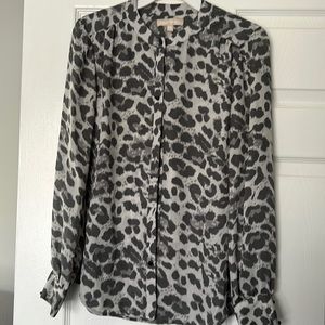 Leopard Print Blouse